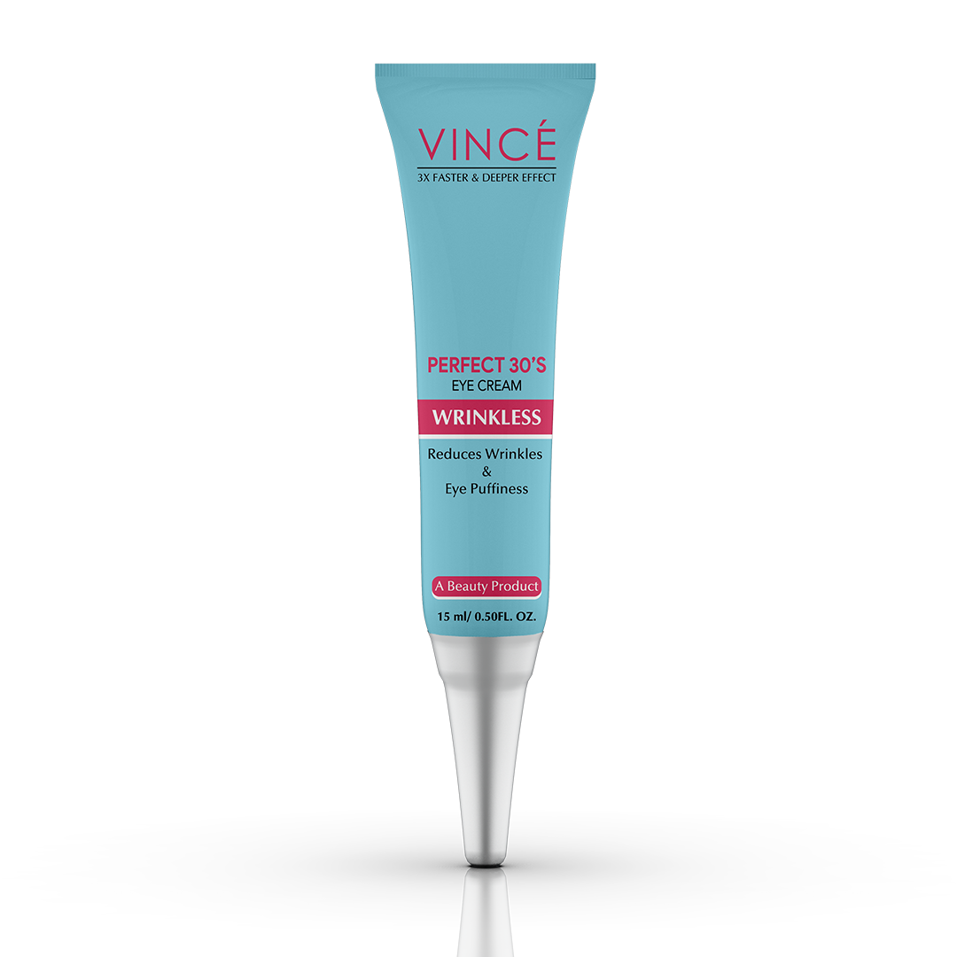 Buy Vince Wrinkless Perfect 30's Eye Cream (Reduces Wrinkles &amp; Puffiness) - 15ml Online in Pakistan | GlowBeauty.pk