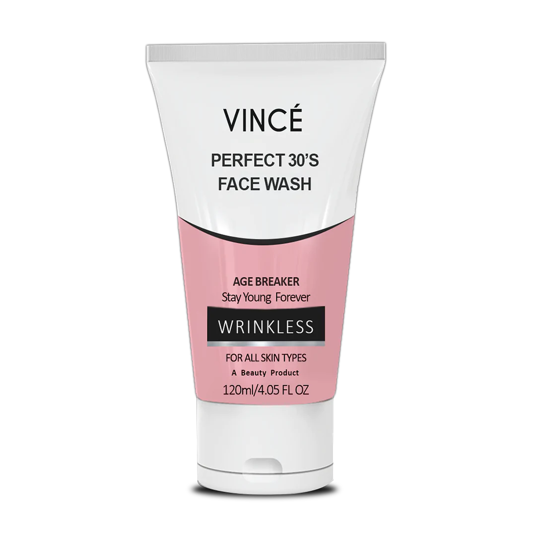 Buy Vince Perfect 30's Face Wash - 120ml Online in Pakistan | GlowBeauty.pk