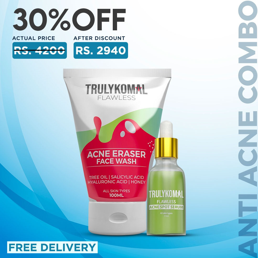TrulyKomal Acne Face wash & Serum | Anti-Acne Bundle - TrulyKomal by Komal Rizvi