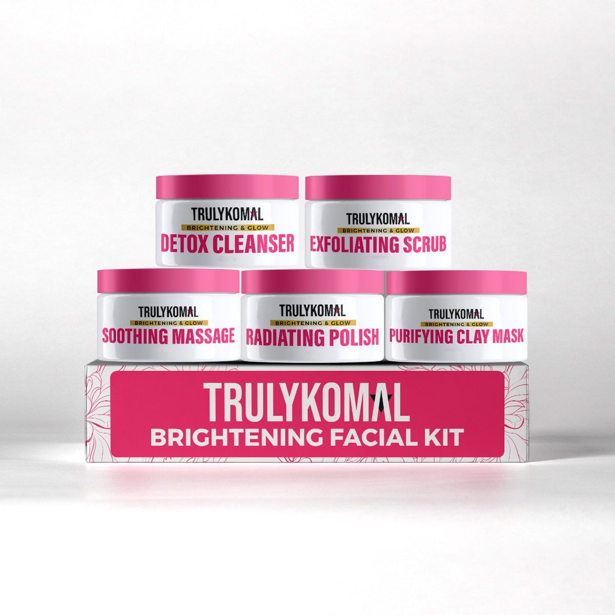 TrulyKomal Brightening Facial Kit - 250ml - TrulyKomal by Komal Rizvi