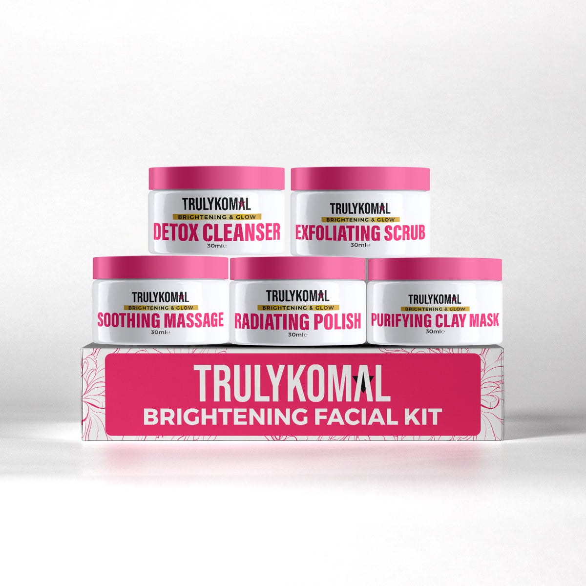TrulyKomal Brightening Facial Kit - 30ml - TrulyKomal by Komal Rizvi